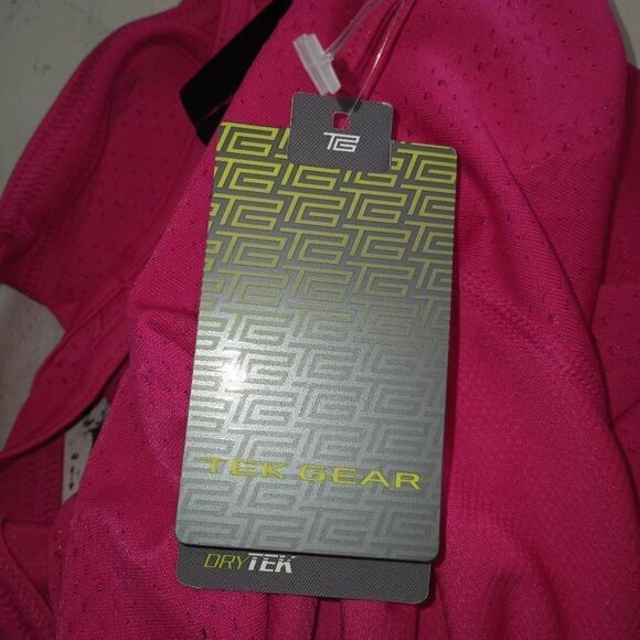 TEK GEAR Women's Tek Gear® Elastic Back Workout Tank NEON PINK SZ.S NWT. - Picture 5 of 6
